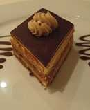 Tarta helada de mousse de chocolate