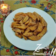 Crisp Potato Wedges A picture of Crisp Potato Wedges.