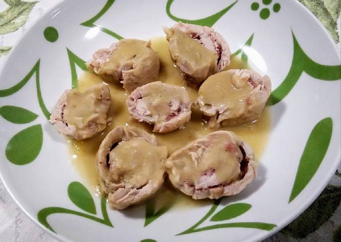 Come a Preparare Perfetto Involtini di maiale alle mele