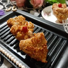 A picture of Maggi Cheesy Heart Bites.