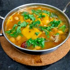A picture of Daal Dhokli.