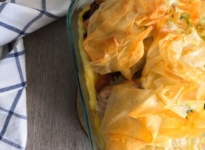 Foto de Salmão com Massa Filo