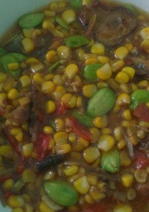 Foto resep Tumis Peda Jagung Tambah Pete