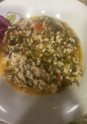 صورة لوصفة رز مع بئلي