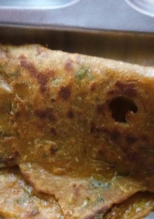 A picture of Cucumber Dhirde/ Paratha.