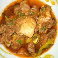 A picture of Special chicken karahi.