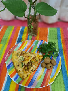 عکسی از دستور املت بروکلی🥦🍳