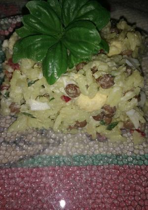 Una foto de Arroz con azafrán