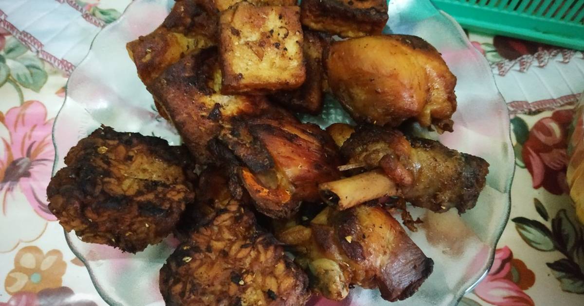 Resep Ayam Tempe dan Tahu Bacem oleh Chika Rahmadafani