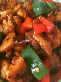 Foto resep Chicken blackpapper with Paprika