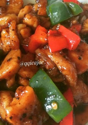 Foto resep Chicken blackpapper with Paprika