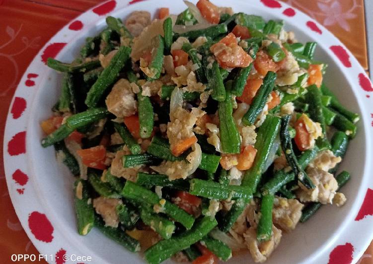 Resep Orak Arik kacang panjang yang Lezat Sekali