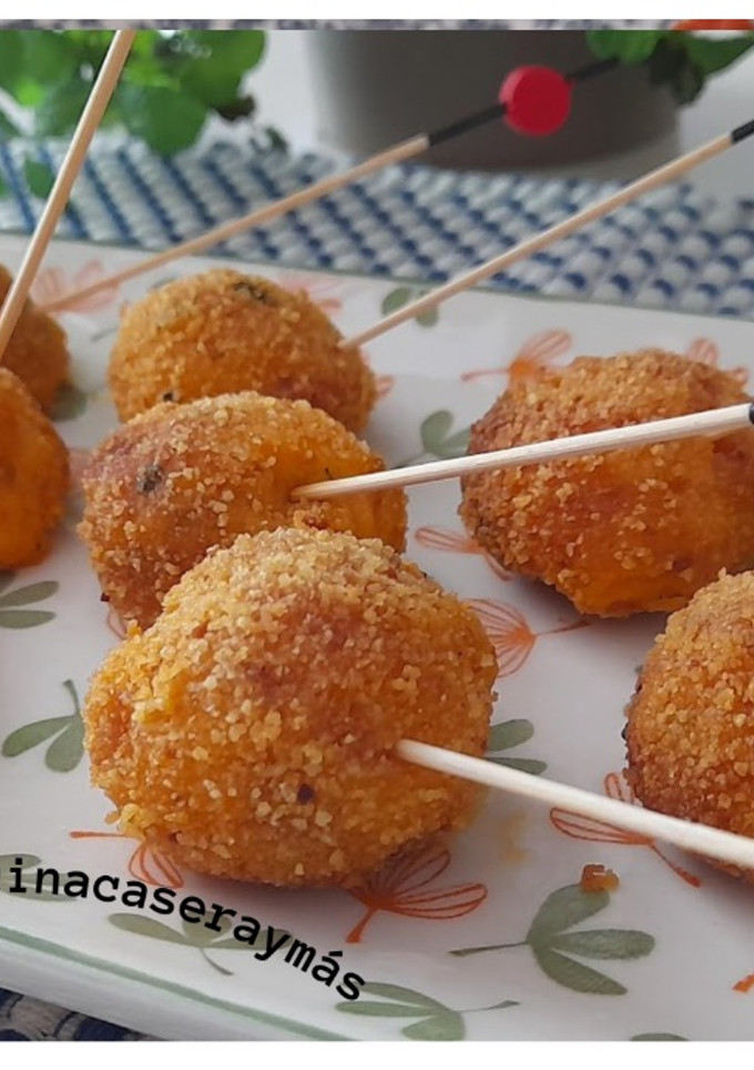 Una foto de Croquetas de chistorra -al horno-