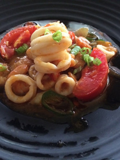 Foto resep Cumi udang saus padang