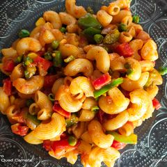 Vegetable macroni A picture of Vegetable macroni.