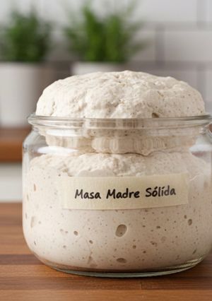 Una foto de Masa madre sólida