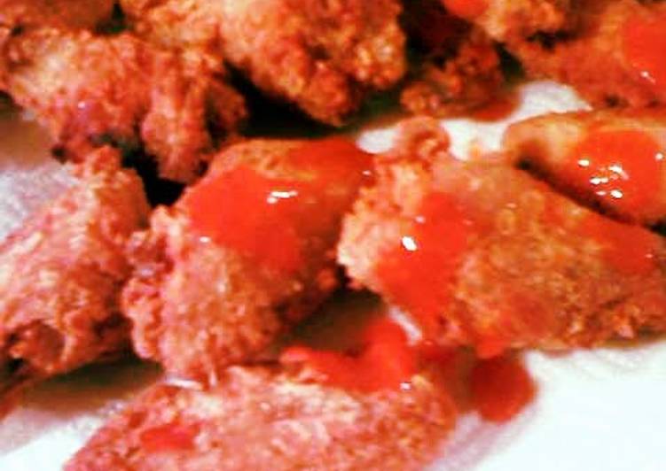 Recipe: Perfect Juicey j's fried hot wings
