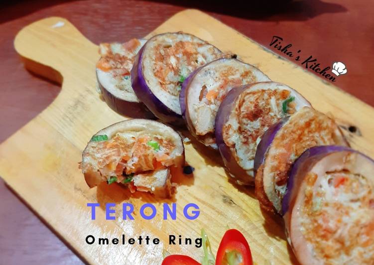 Langkah Mudah untuk Membuat 99. Terong Omelette Ring (Sayur Ngumpet) Anti Gagal