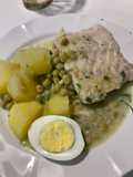 Abadejo en salsa verde