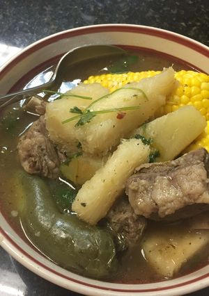 Una foto de Sopa de res