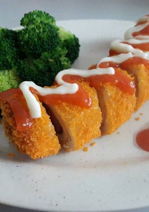 Foto resep Roti tawar gulung sosis