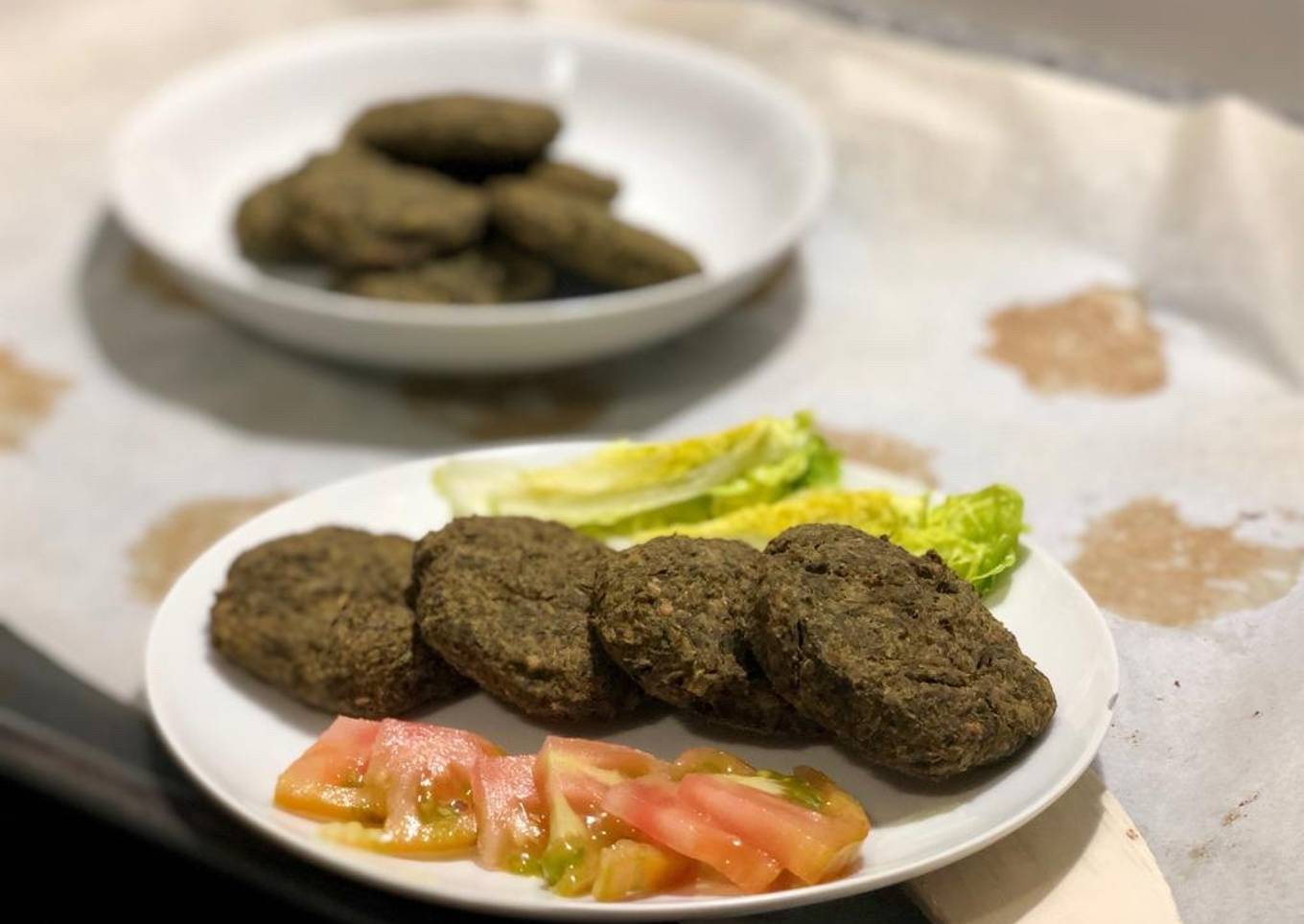 Falafeles de garbanzos y espinacas