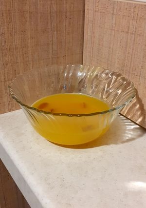 عکسی از دستور دسر زعفرانی برای افطار🍭