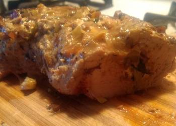 Unique Cuisine Stuffed Pork Loin in Crockpot Very Delicious