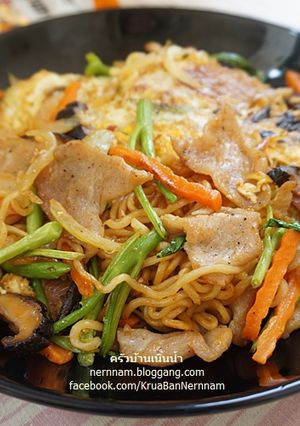 รูปของ ผัดบะหมี่เกาหลี