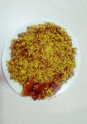 عکسی از دستور برنج شوید با تن