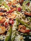 Yummy Yummy Shrimp, Snap Peas, & Rice