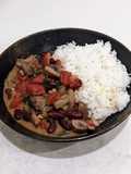 Mushroom & rajma Coconut Curry