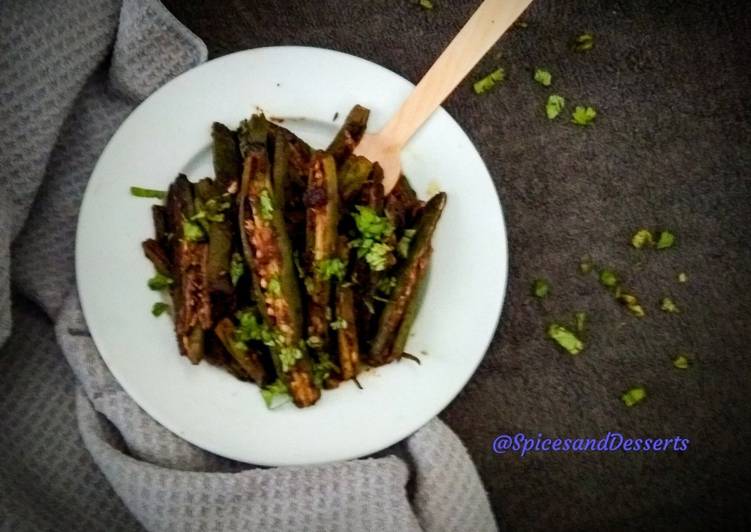 Recipe: Delicious Besani Bhindi (Okra)/Besan wali Bhindi