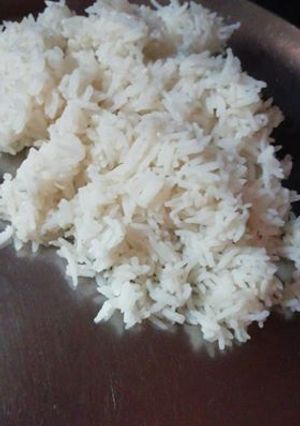 A picture of Plain rice.