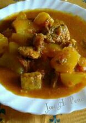 Foto principal de 📌Patatas guisadas con costillas de cerdo