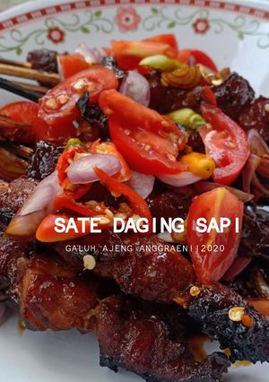 Foto resep Sate daging sapi