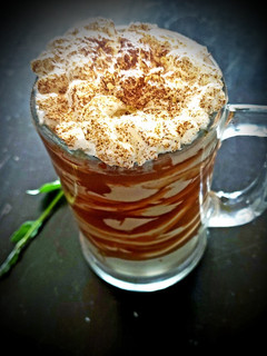 A picture of Choco coffee☕.