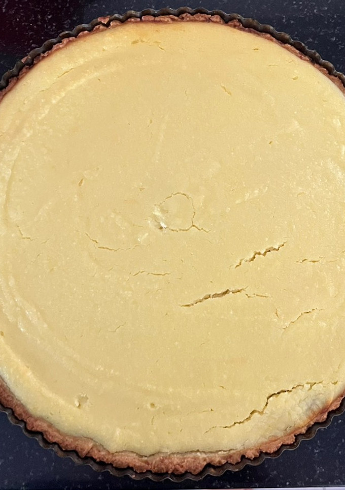 Una foto de Tarta de Ricotta y dulce de leche