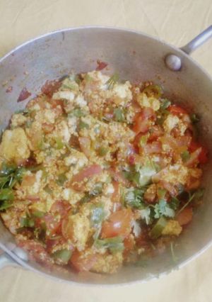 A picture of Paneer bhurzi veg.