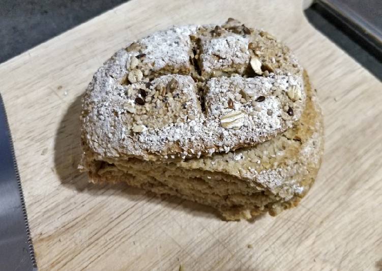 Pan exprés de avena con levadura en polvo o química