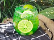 Gambar es melon serut selasih