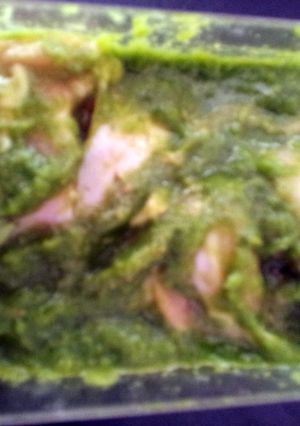 A picture of Ju's Chicken Cilantro.