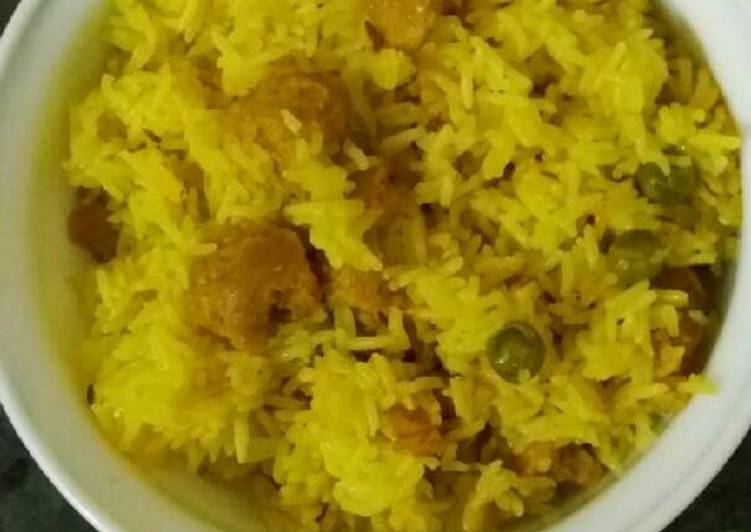 Soya chunks pulao