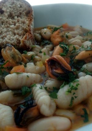 Foto di Cicatelli di fagioli e cozze