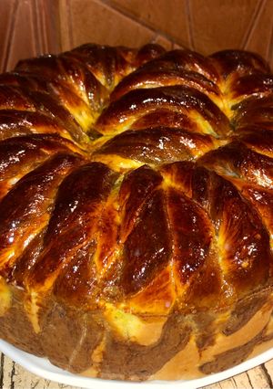 Vaníliás csavart kalács recept fotója