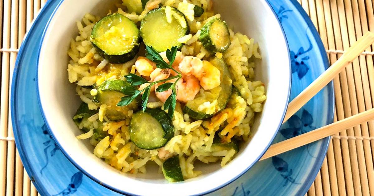 Ricetta Riso basmati gamberetti e zucchine di Paola Catalano Cookpad