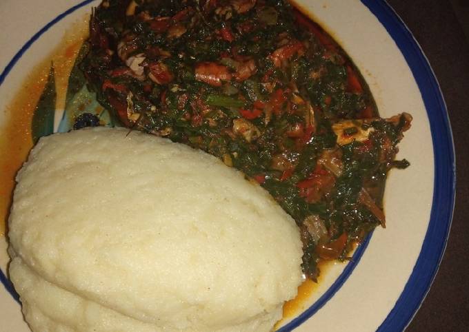 Steps to Prepare Any-night-of-the-week Efo riro olowo pooku (vegetables soup)