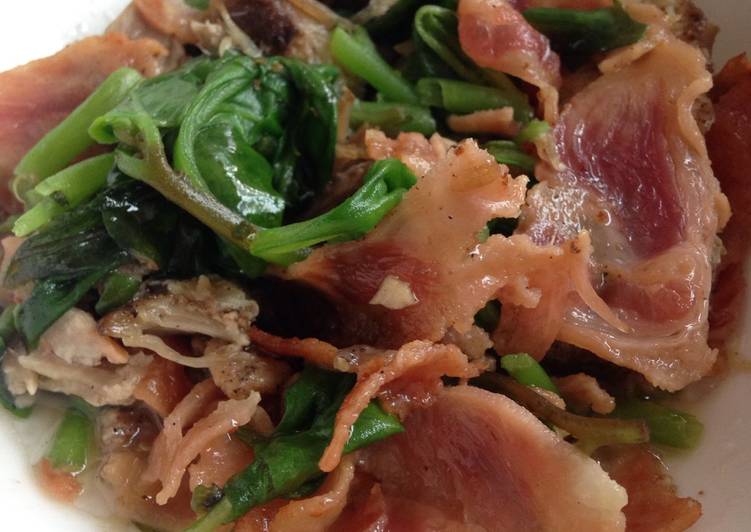 Recipe of Homemade Keto Bacon Spinach Salad