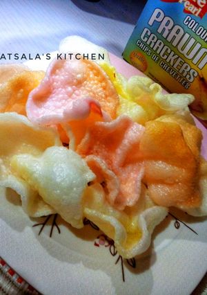 Prawn crackers ainihin hoton girkin