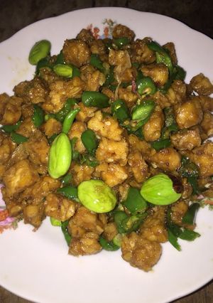 Foto resep Orek tempe cabai hijau
